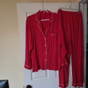 Red Women's Pajama Set